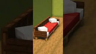 Rotes Minecraft Sofa mit Betten✅ #minecraftbuilds #minecraft #minecrafttutorial #shorts