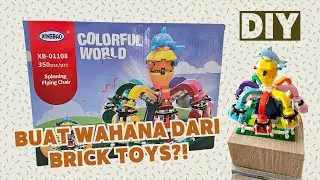 🎡DIY COLORFUL WORLD SERIES🎡Spinning Flying Chair🐬🎪 || #Xingbao XB-01108 #ToysKingdom