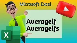 How to use Averageif and Averageifs functions in excel? | #exceltips #exceltutorial #excel