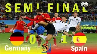 Spain vs Germany 1x0 FIFA World Cup Semi Final 2010 Goal & Highlights
