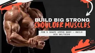 Build Big Strong Shoulder Muscles For V Shape Upper