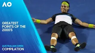 Greatest Tennis Points of the 2000s | Australian Open
