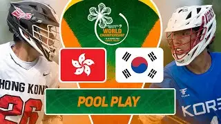 Hong Kong vs Korea | Pool Play Full Game | 2022 World Lacrosse Men's U21 Championship