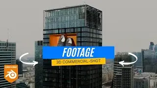 Кинематографический 3D-маркетинговый кадр из простого видеоматериала (рабочий процесс CGI)