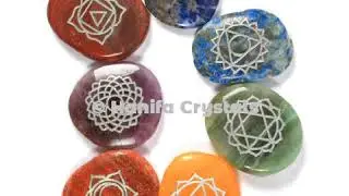 Wholesale Chakra Set 7 Chakra Engraved Sets Buy online Healing Crystals Chakras -Hanifa Crystals