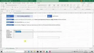 Funci&oacute;n fechanumero de Microsoft Excel