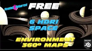 6 FREE HDRI SPACE ENV MAPS BONUS (SATURN FLAVOUR)