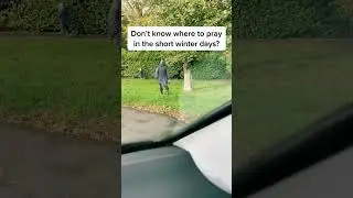 Praying in winter U.K. #shorts