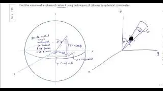 Finding Volume of a Sphere using Triple Integrals in Spherical Coordinates