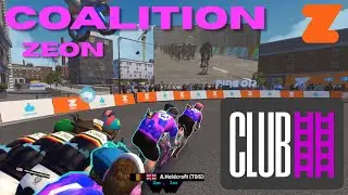 Zwift Club Ladder Racing | Coalition Zeon vs. Coalition Nezerirum | Tempus Fugit