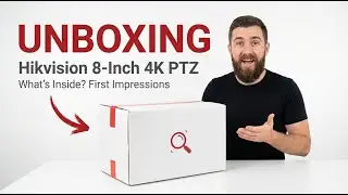 Unboxing Hikvision DS-2DE4825IWG1-E | 8-Inch 4K PTZ Camera #unboxing #viral #cctvcameras