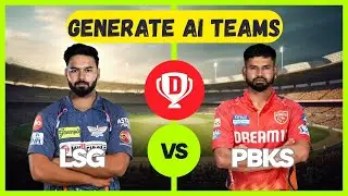 LSG vs PBKS Dream11 Team Prediction | Free AI Dream Team Generator