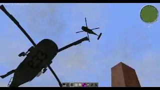 Minecraft Handmadegun and handmadevehilcle  Contentpack UH-60 Black hawk alpha  Blades fixed