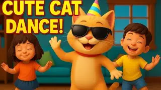 😺 Cute Cat Dance with Kids | Fun Animal Dance Show for Everyone 🎶✨