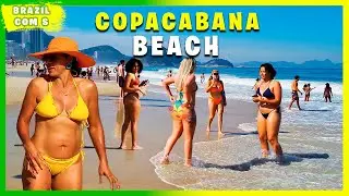 🏖Walking Copacabana Beach | 🇧🇷 Rio de Janeiro, Brazil | July 2022