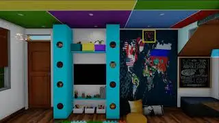 Kids study room d&eacute;cor ideas.