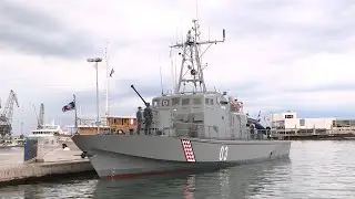 Brod Cavtat Hrvatske ratne mornarice izazvao veliki interes u Rijeci