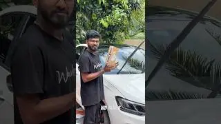DIY ceramic coating for just 999 rupees🔥 | Virtus bumper damaged 🥲