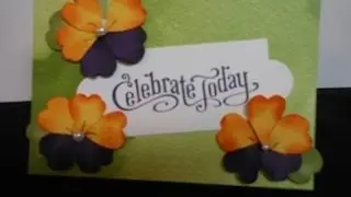 Pansy Note Card