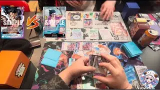 [OP14] POV One Piece TCG: Синий Фиолетовый Луффи против Красного Зеленого Смокера