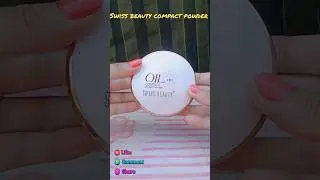 Swiss beauty compact  oil control face powder 😍🥰#makeup #skincare #beautycosmetics #videoshort