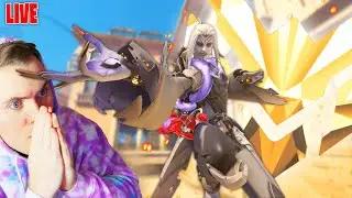 🔴 SOLO QUEUE TO MASTERS WITH THE *WORST* HEALER - OVERWATCH 2