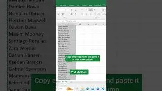 Split First and Last Name in Excel | Flash Fill | Text to Column