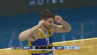 AdmiralBet ABA League 2022/23, Round 19 match: Mornar-Barsko zlato - MZT Skopje Aerodrom (10.2.2023)