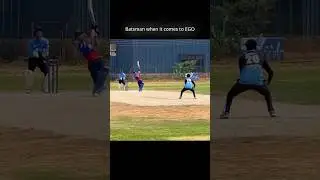 Batsman when it comes to EGO!😍🏏 #shorts #cricketcardio #stepoutsix