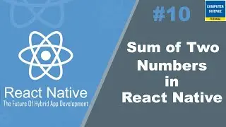 Sum of Two Number in React Native