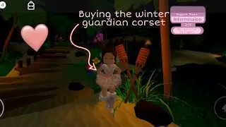 Buying the winter guardian corset!! | royale high | roblox