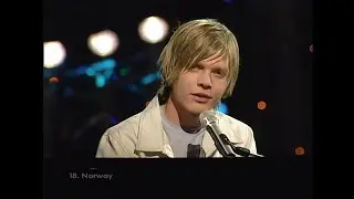 Jostein Hasselg&aring;rd - I'm Not Afraid To Move On (Norway) 2003 Eurovision Song Contest