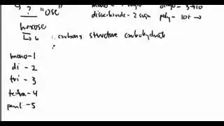Carbohydrates 5:  Introduction to Classification
