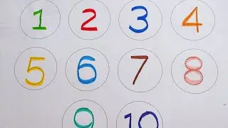 Counting Numbers | write and read numbers | 123 learning for kids | 1-10 | 123 counting for kids