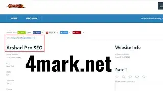 How to add Business on 4mark.net | Local listing citation and directory submission | SEO Backlink