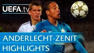 Anderlecht v Zenit: Highlights from their previous meetings