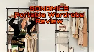 SONGMICS Freestanding Closet Organizer, Portable Wardrobe  Review