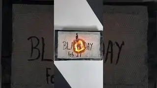 Black Day Craft | Black Day Art | Black Day Drawing #shorts #blackday #blackdayart #blackdaycraft