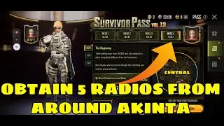 PUBG NEW STATE - VOL 13 - WEEK 4 STORY MISSION LOCATION || OBATIN 5 RADIOS FROM AROUND AKINTA MAP