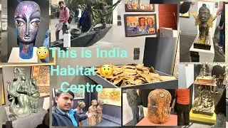 😲😍This is India Habitat Centre—and art feels different here full vlog