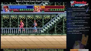 Return of Double Dragon (SNES) - 2 players (Transistor & BOP95) - Hard Difficulty