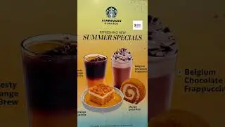 Starbucks India Summer Menu !!
