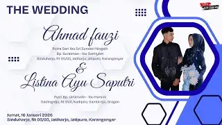 #LIVE WEDDING Ahmad Fauzi & Listina Ayu Saputri | Jatiharjo, Jatipuro | PUMA Management | 🇮🇩