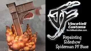 Перекраска базы Sideshow Spiderman PF