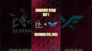 When your words turn to reality ✨ Good luck, Deus Vult, Fire Flux, may the best team win 👊