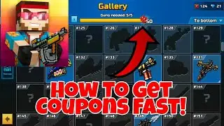 How To Get Coupons Fast In Pixel Gun 3D *16.5.0 Update* [Easy]