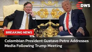 FULL PRESSER: Colombian President Gustavo Petro Speaks After White House Meeting with Trump | AC15