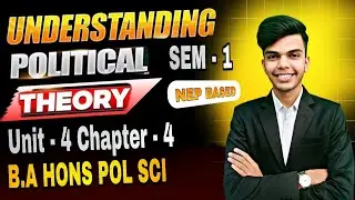 Understanding Political Theory Unit - 4 Chapter - 4 नारीवादी परिप्रेक्ष्य BA Hons Pol Sci 1st Sem