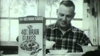VINTAGE 40% BRAN FLAKES COMMERCIAL
