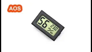 Mini LCD black temperature digital and indoor hygrometer thermometer humidity sensor